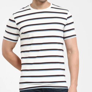 Camisetas de punto con costuras en contraste transpirables para hombre, camisetas bordadas de manga corta con diseño personalizado, proveedor de BD - Product Image 1