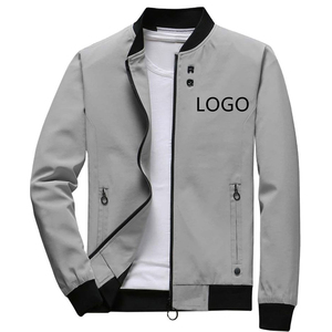 แจ็คเก็ตบอมเบอร์แจ็คเก็ตกันน้ำสำหรับผู้ชายเสื้อกันลม100% โพลีเอสเตอร์ขนาดใหญ่พิเศษระบายอากาศได้ดี - Product Image 3