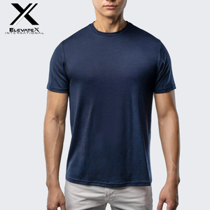 Camisetas de Manga Corta para Hombre, Corte Regular, Personalizadas, Antiarrugas, Secado Rápido, Transpirables, de Alta Calidad, con Color y Logotipo Personalizados - Product Image 1