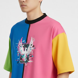 เสื้อยืดทรงบ็อกซี่ผู้ชายราคาส่ง ผ้าพรีเมียม สวมใส่สบาย ไซส์ใหญ่พิเศษ เสื้อยืดทรงบ็อกซี่ผู้ชายแบบสั่งทำ - Product Image 4