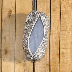 Premium Eco-Friendly Portable <b>Quilted</b> Cotton for Cases Set of Three Travel Cosmetic Pouches Wholesale - Product Image 4