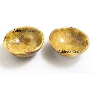 Mini bol en résine créatif de luxe personnaliser bol en résine fait à la main vente chaude décor de mariage de table mini plateau de bol de fruits en résine - Product Image 3