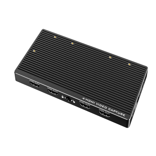 High Quality 4 Channel 4K60 HDMI UVC USB Video Capture Card for Live Streaming