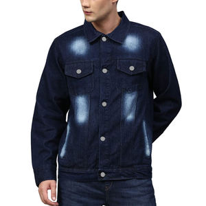 Meilleure veste en jean rétro de haute qualité pour hommes impression personnalisée en gros d'usine fabricant pakistanais pour l'hiver High Street Style - Product Image 1