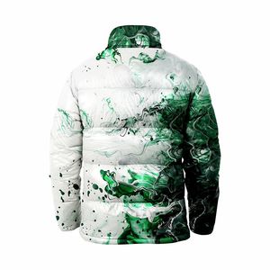 Vestes matelassées pour hommes de haute qualité avec fermeture éclair, imprimées par sublimation sur toute la surface, col montant, veste à bulles surdimensionnée pour l'hiver - Product Image 6