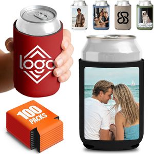 Funda Impermeable de Neopreno para Latas, Ideal para Camping, Playa, Picnic y Actividades al Aire Libre, Alta Calidad - Product Image 1