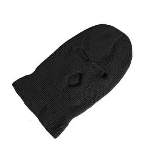 Gorro de lana de punto para hombre y mujer, pasamontañas, máscara de esquí de cara completa, gorros de punto con mascarilla facial, venta al por mayor