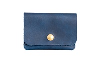 Portefeuille fin en cuir véritable LCR-0045B, porte-cartes de crédit RFID, porte-monnaie, porte-passeports, fait main au Pakistan, minimaliste