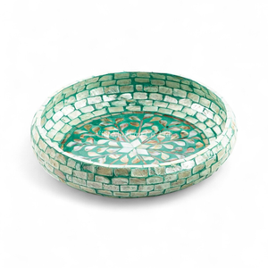 Bols élégants en nacre, incrustation de coquillages décoratifs, matériau naturel écologique, utilisation sur table - Product Image 1