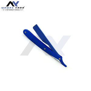 Rasoir à lame droite professionnel pour salon de coiffure, rasage humide, Navaja, lames remplaçables, lisses, traditionnelles, pour le soin masculin - Product Image 6