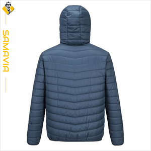 Veste d'extérieur légère pour homme Veste d'hiver matelassée chaude Manteau coupe-vent Veste d'extérieur prête à être expédiée - Product Image 2