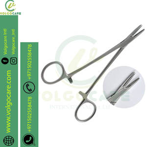 Precio al por mayor Portaagujas de calidad superior Plata Acero inoxidable 6 pulgadas Precio asequible en estilo único - Product Image 2