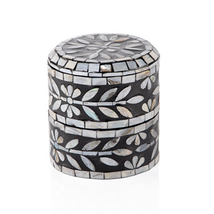 Elegant Handmade Two Layer Mother Of Pearl Inlay <b>Box</b> With Lid Beautiful Capiz Shell Storage For Chocolate And Ramadan Eid <b>Gifts</b> - Product Image 4