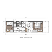 Maison préfabriquée modulaire en SIPs à assemblage rapide, facile à installer, pour petit jardin, cour, vie de plein air, bricolage