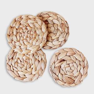 Decorative water hyacinth coaster <b>saucers</b> wholesale pricing eco friendly <b>teacup</b> <b>saucer</b> coasters - Product Image 1