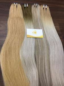 Extensions de cheveux vietnamiennes Remy 100% cheveux humains à cuticule alignée Faisceau de cheveux d'un seul donneur pour la fabrication de perruques - Product Image 4