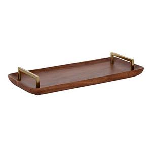 Most Popular Selling Product Serving <b>Tray</b> Customized Handmade <b>Decorative</b> <b>Wooden</b> <b>Tray</b> Home Kitchen Catering Usage Food Server - Product Image 2