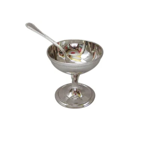 Cuchara de acero para taza de helado Mini cuchara de helado Cuchara para taza de café para forma redonda y mejor pulido brillante - Product Image 1