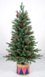 Decorated Christmas Trees with <b>Pinecones</b> & Berries – Mini & Small Pre-Lit Potted Trees 45–120cm - Product Image 5