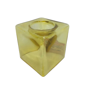 Fancy Design Metal T Lite Holder Yellow Color Luxury Design For Living Room And Tabletop Decoration Handmade - Product Image 1