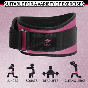 Lightweight Durable Premium Adjustable Breathable Sports Gear Weightlifting Nylon Lever <b>Belt</b> for Fitness Training Strength - Product Image 4