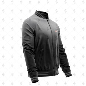 Veste universitaire pour hommes en gros, collection hiver décontractée, polaire polyester premium, coupe-vent, fermeture éclair, veste de haute qualité - Product Image 4