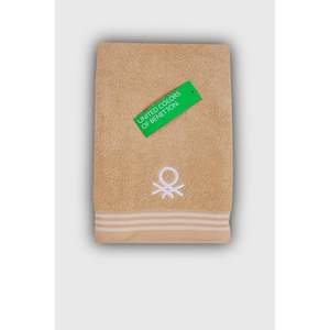 Be-0840-Bg Serviette de bain 100% coton beige 70x140 cm - BEIGE - Product Image 1