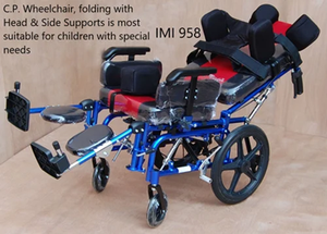 Precios de fábrica C.P Adult 958L Silla de ruedas con tamaño de asiento de 18 pulgadas Silla de ruedas de altura ajustable a la venta por exportadores - Product Image 4