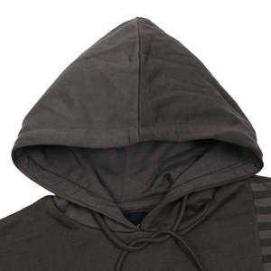 Pull à capuche pour hommes de couleur unie avec poche zippée en polaire respirante d'hiver au meilleur prix avec logo personnalisé Fabriqué au Pakistan - Product Image 2