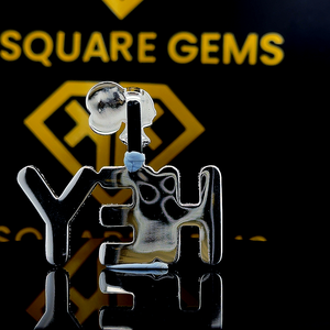 จี้ฮิปฮอปตัวอักษรที่กำหนดเอง, ตัวอักษรสั่งทำ, จี้ตัวเลขฮิปฮอปของผู้ชาย, จี้เพชรโมอิส, เครื่องประดับฮิปฮอปน้ำแข็งออก - Product Image 2