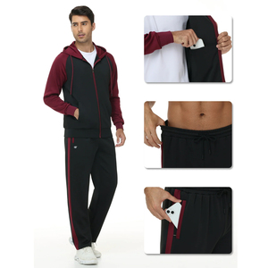 Men Casual Tracksuit Set Stylish Comfortable Sportswear for Daily Wear Travel and Active Lifestyle - Product Image 3