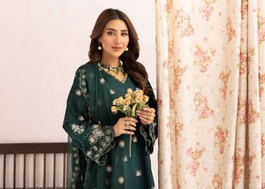 Marca paquistaní Shalwar Kameez diseño mujer último verano algodón/trajes de césped colección de diseñador impreso - Product Image 3