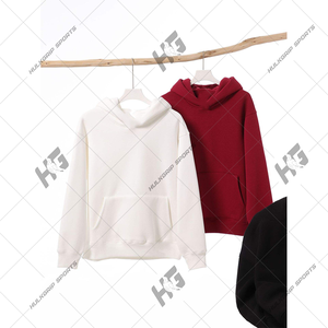 Sudadera con Capucha Personalizada de Forro Polar Grueso de 480 g, 100% Algodón, para Invierno y Otoño, Unisex, Estilo Urbano, con Logotipo Bordado en la Parte Delantera - Product Image 3