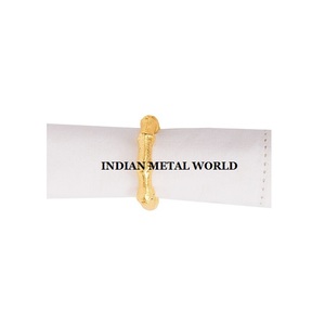 New Attractive Design Round Shape Brass Napkin <b>Ring</b> Superior Quality Customized Size Brass Napkin Holder By <b>Indian</b> Metal World - Product Image 1