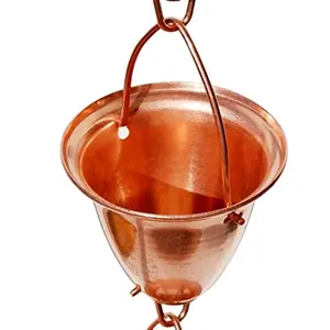 Metal Aluminum Home Decor Antique Garden Hanging Rain Chain with Customized Design Indoor or Outdoor <b>Ornament</b> - Product Image 1