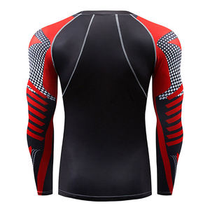 Vente de gros Rash Guard à manches courtes pour homme Mma Rash Guard pour enfant personnalisé imprimé en soie Mma Rash Guard avec des couleurs personnalisées - Product Image 4