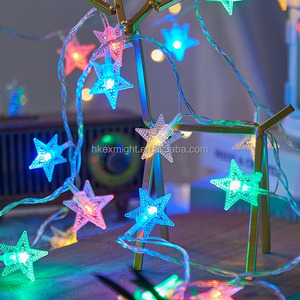 <b>Star</b> Small Colorful String <b>Lights</b> Led Solar Outdoor Camping Atmosphere <b>Lights</b> Christmas Decoration Ornaments Flashing <b>Light</b> - Product Image 2