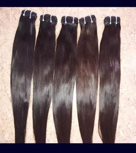 La mejor calidad 100% Natural Straight Raw Indian Cabello humano Sin enredos Cutículas sin procesar Extensión de cabello alineada Precio al por mayor - Product Image 4