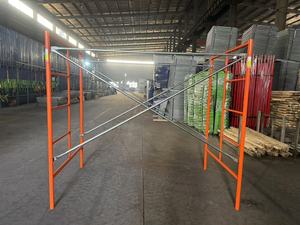 Giàn giáo khung <span class=keywords><strong>H</strong></span> | tháp thép <span class=keywords><strong>h</strong></span>àn điều chỉnh Q235 cho xây dựng nhà cao tầng - Product Image 3