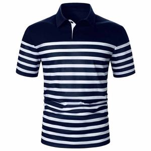 Polos personnalisés pour hommes en coton confortable de grande taille, respirants et élégants avec logo personnalisé - Product Image 3