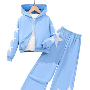 Chándal para niños con logotipo de marca personalizado, forro polar suave, tela duradera, ropa deportiva informal de moda, venta al por mayor, etiquetas privadas a granel - Product Image 1