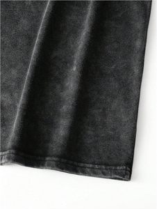 T-shirt à manches courtes surdimensionné pour homme de haute qualité, imprimé graphique, style Y2K vintage, délavé à l'acide, streetwear personnalisé pour homme - Product Image 3