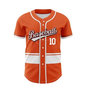 เสื้อเบสบอลผู้ชายดีไซน์ล่าสุดปี 2025 |   ชุดทีมพิมพ์ลาย ผ้าโพลีเอสเตอร์ 100% ระบายอากาศได้ดี แห้งเร็ว ขายส่ง บริการ OEM - Product Image 1