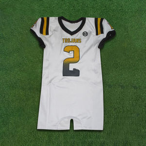 Jersey de fútbol americano personalizado con corte trasero delantero clásico Jersey de fútbol personalizado para ligas, escuelas y universidades - Product Image 6