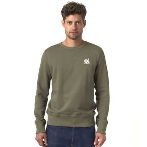 Sudaderas de hombre al por mayor de primera calidad, sudaderas básicas de cuello redondo personalizadas de algodón mezclado de manga larga de lana gruesa, sudaderas de un solo color - Product Image 4