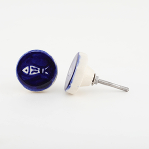 Shubham ลูกบิดประตูลิ้นชักเซรามิกพิมพ์ลายปลาที่ทันสมัยปรับได้สำหรับตู้เสื้อผ้าตู้เสื้อผ้าตู้เสื้อผ้าตู้เสื้อผ้าตู้เสื้อผ้าห้องนอนห้องครัวห้องน้ำ - Product Image 2