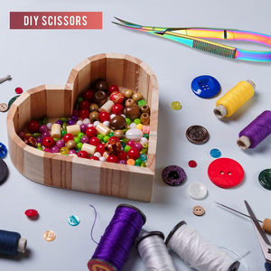 Handmade Stainless Steel Micro Spring Scissors Curved Blade <b>Nail</b> Eyelash <b>Extensions</b> Beauty Tools New Arrival Custom Logo - Product Image 5