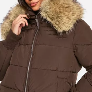 OEM 2026 Women Winter <b>Coat</b> Cotton Filled Hooded Puffer Bomber Jacket Breathable High Quality MADE TRIOTAKE INDUSTRY <b>Free</b> Sample - Product Image 2