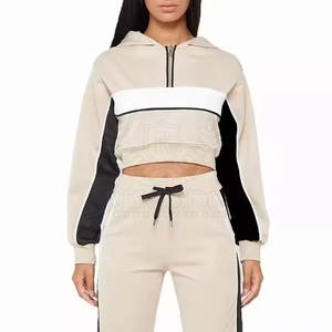 Chándal de poliéster informal para mujer Chándales de poliéster de ajuste cómodo para deportes y ropa de calle - Product Image 3