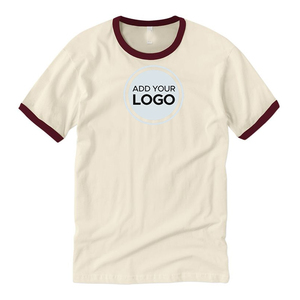 Ringer Unisex Adulto Camiseta de algodón pesado Poly/Cotton Ringer Camisetas Premium Algodón Camiseta al por mayor - Product Image 6